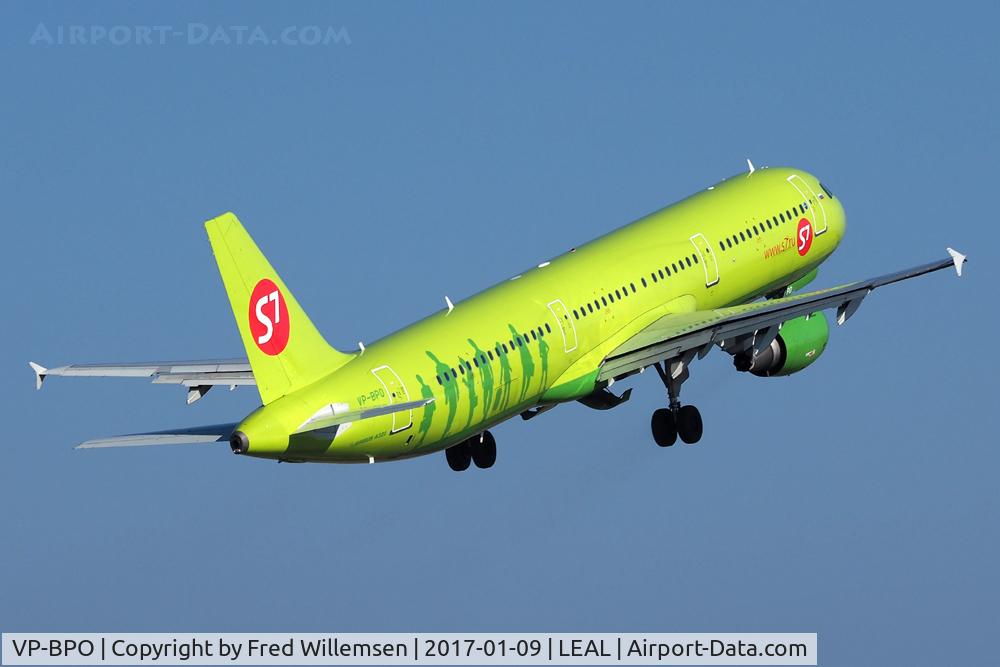 VP-BPO, 2013 Airbus A321-211 C/N 5779, S7