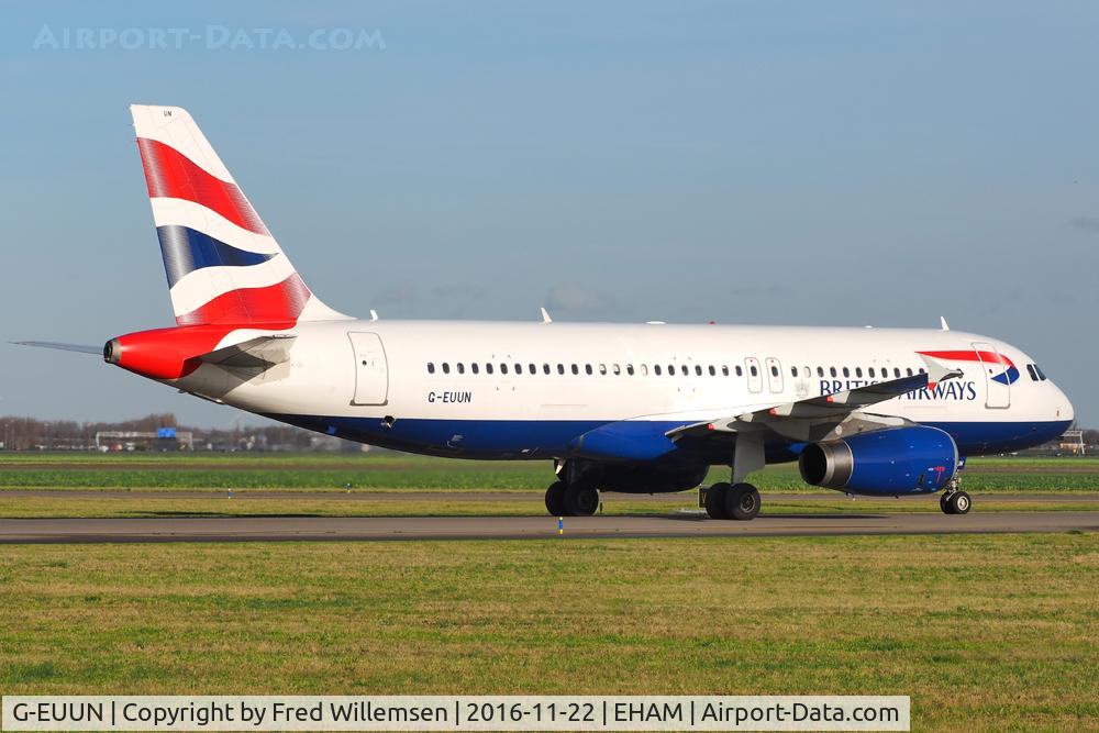 G-EUUN, 2003 Airbus A320-232 C/N 1910, BA