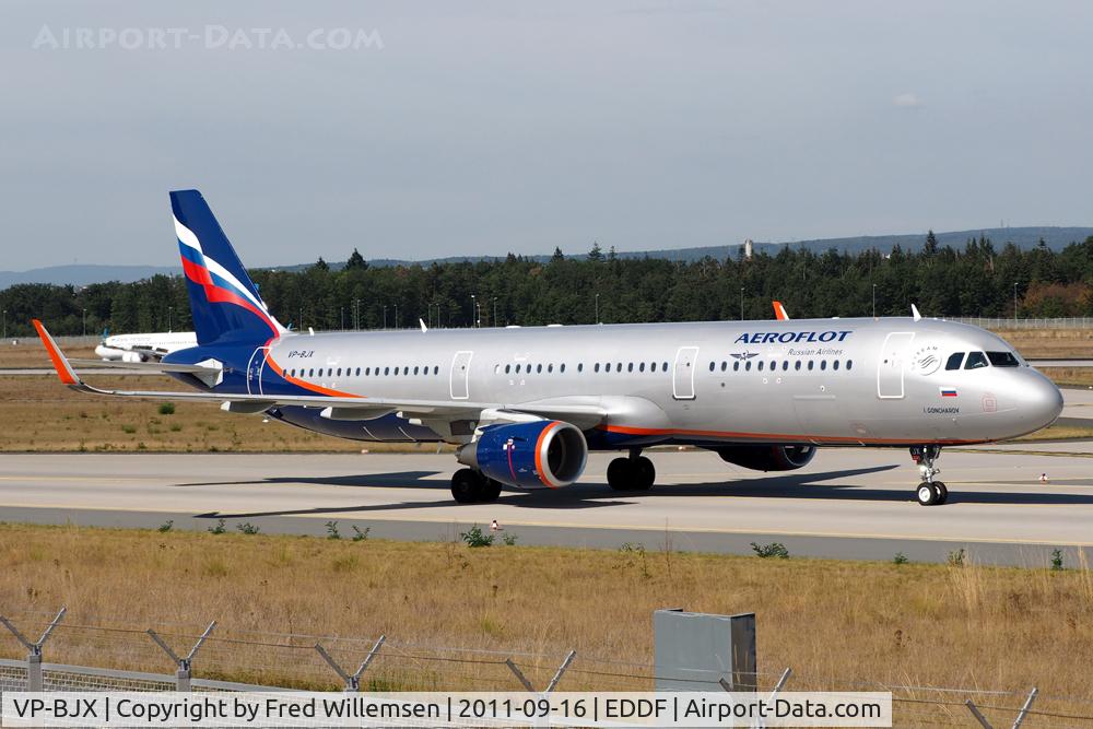 VP-BJX, 2016 Airbus A321-211 C/N 6945, AEROFLOT