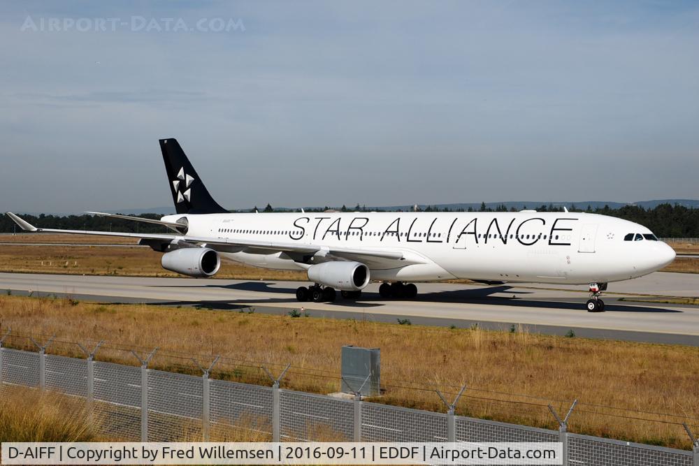D-AIFF, 2001 Airbus A340-313X C/N 447, LUFTHANSA/STARALLIANCE