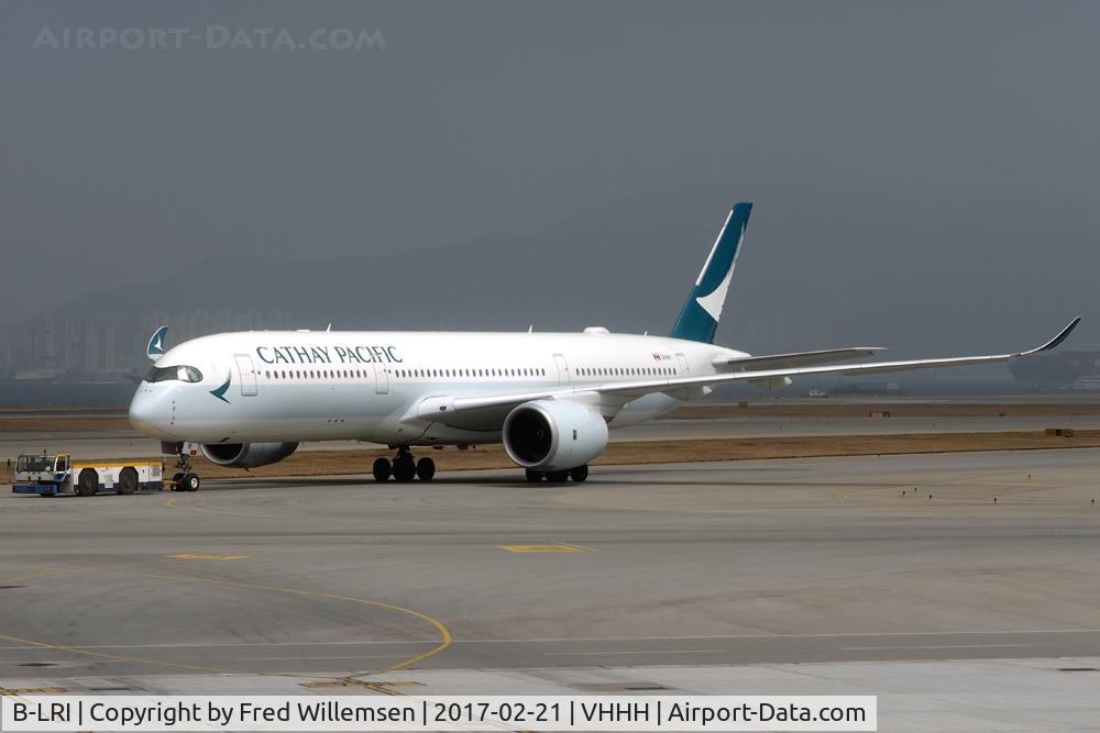 B-LRI, 2016 Airbus A350-941 C/N 058, CATHAY PACIFIC