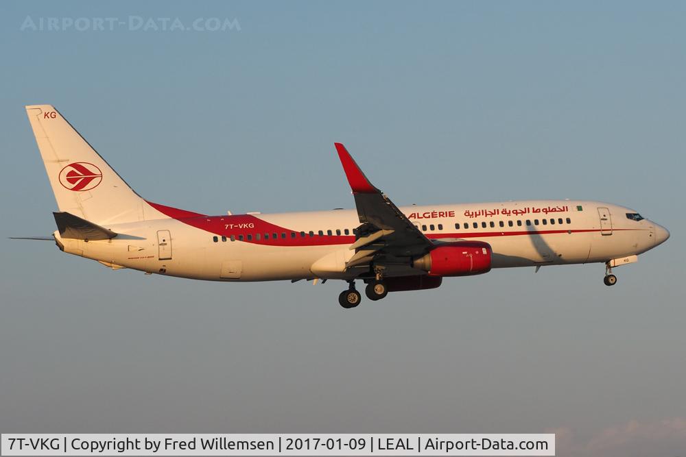 7T-VKG, 2011 Boeing 737-8D6 C/N 40861, AIR ALGERIE