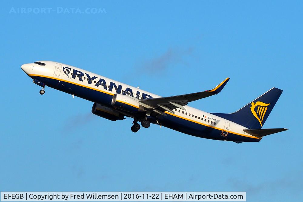 EI-EGB, 2009 Boeing 737-8AS C/N 38491, RYANAIR