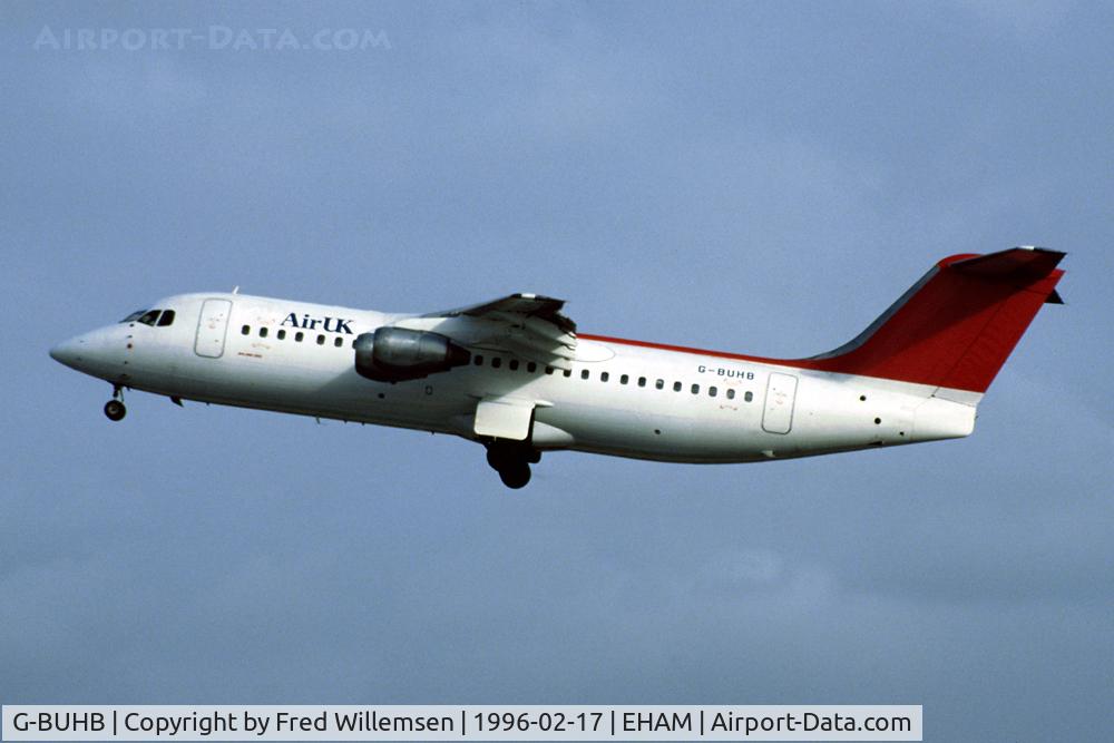 G-BUHB, 1990 British Aerospace BAe.146-300 C/N E3183, AIRUK