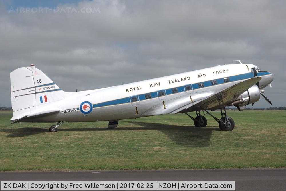 ZK-DAK, 1944 Douglas DC3C-S1C3G (C-47B) C/N 15035, 