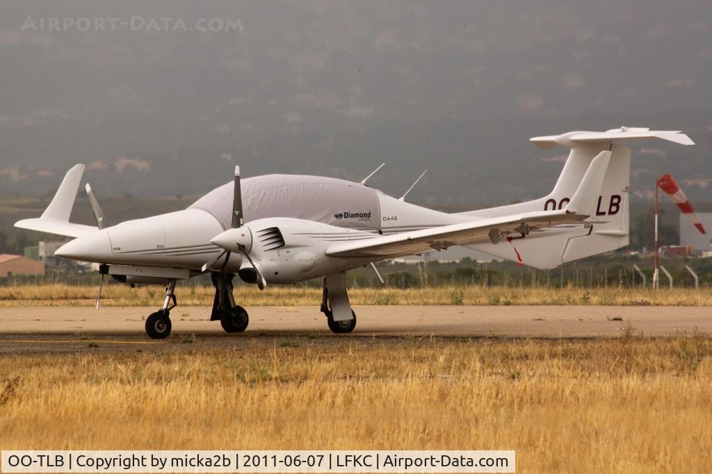 OO-TLB, 2007 Diamond DA-42 Twin Star C/N 42.230, Parked