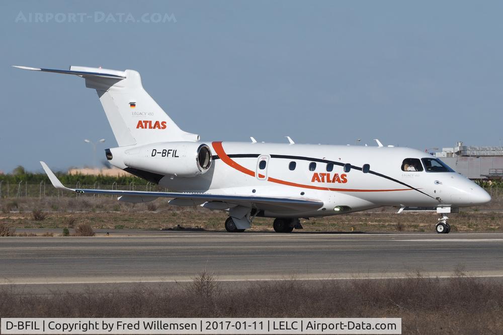 D-BFIL, 2016 Embraer EMB-545 Legacy 450 C/N 55010015, ATLAS