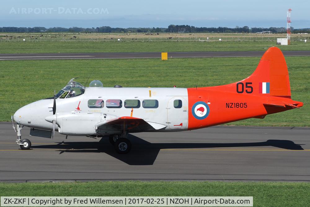 ZK-ZKF, 1952 De Havilland DH.104 Devon C.1 C/N 04312, 