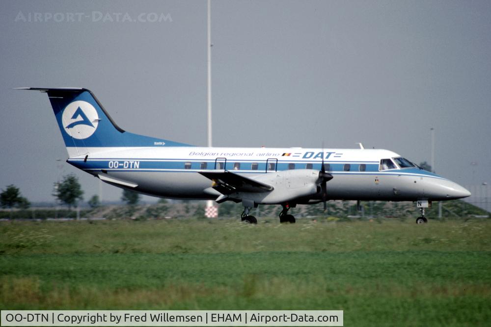 OO-DTN, 1991 Embraer EMB-120RT Brasilia C/N 120235, DAT