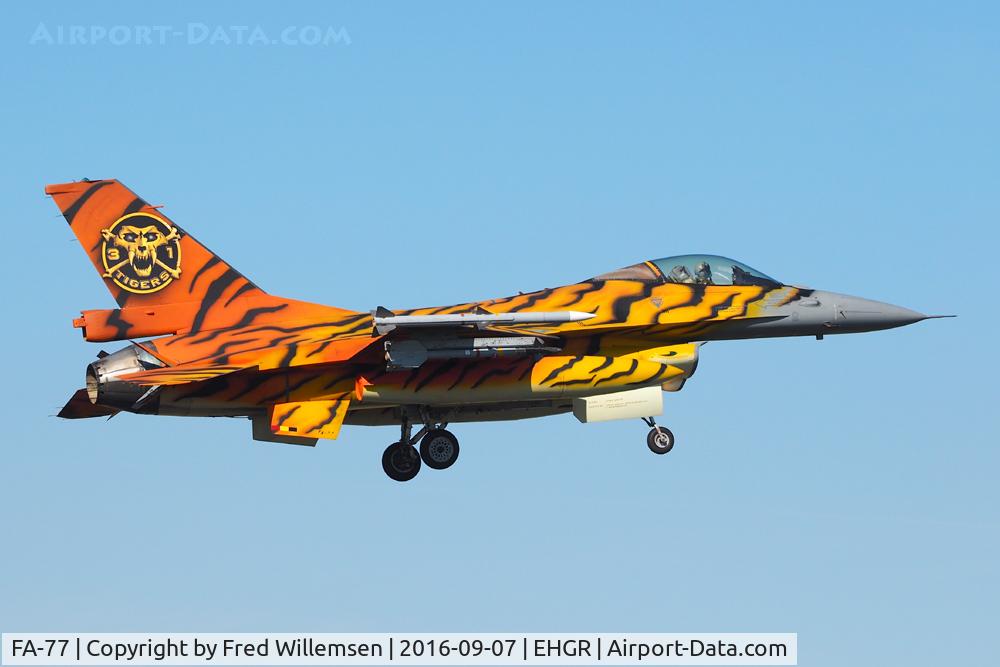 FA-77, SABCA F-16AM Fighting Falcon C/N 6H-77, 31SM