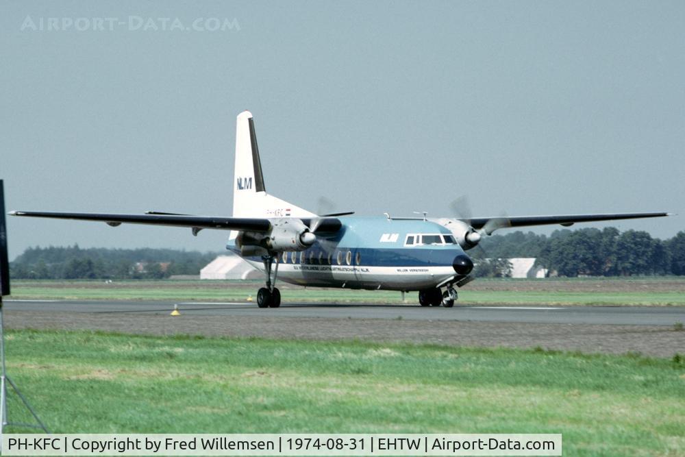 PH-KFC, 1962 Fokker F.27-200 Friendship C/N 10200, NLM