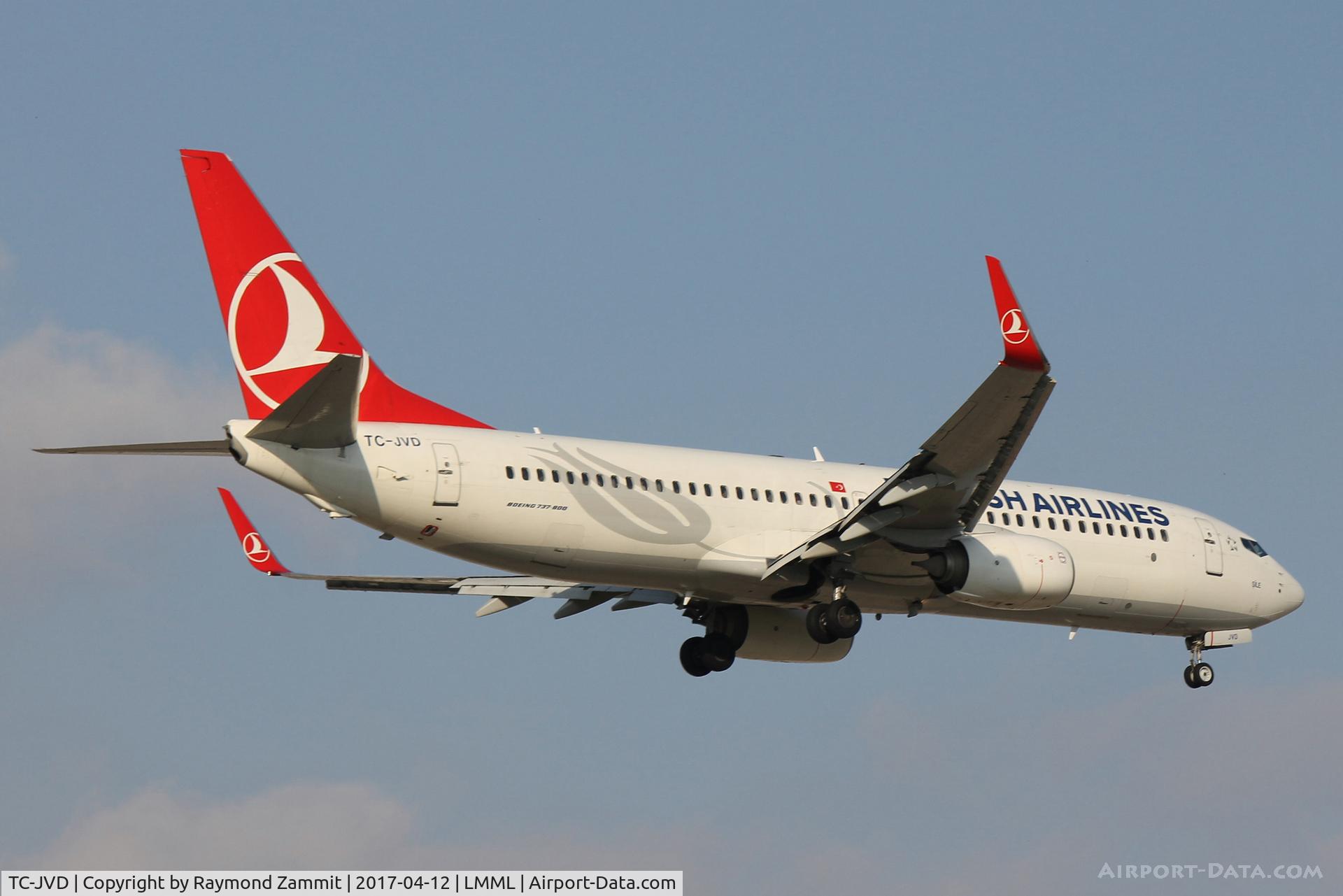 TC-JVD, 2014 Boeing 737-8F2 C/N 42007, B737-800 TC-JVD Turkish Airlines