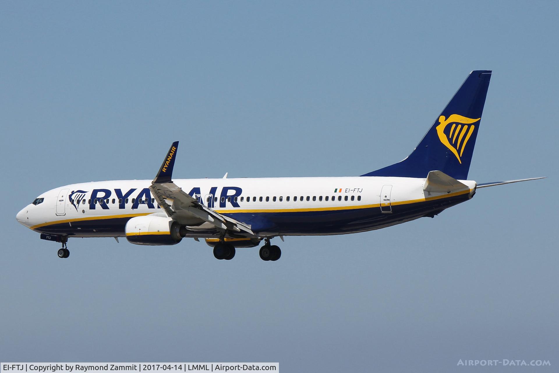 EI-FTJ, 2016 Boeing 737-8AS C/N 44760, B737-800 EI-FTJ Ryanair