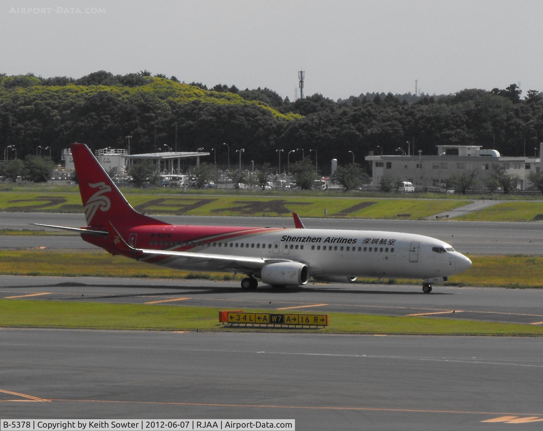 B-5378, 2008 Boeing 737-8AL C/N 35085, Taxying for Departure