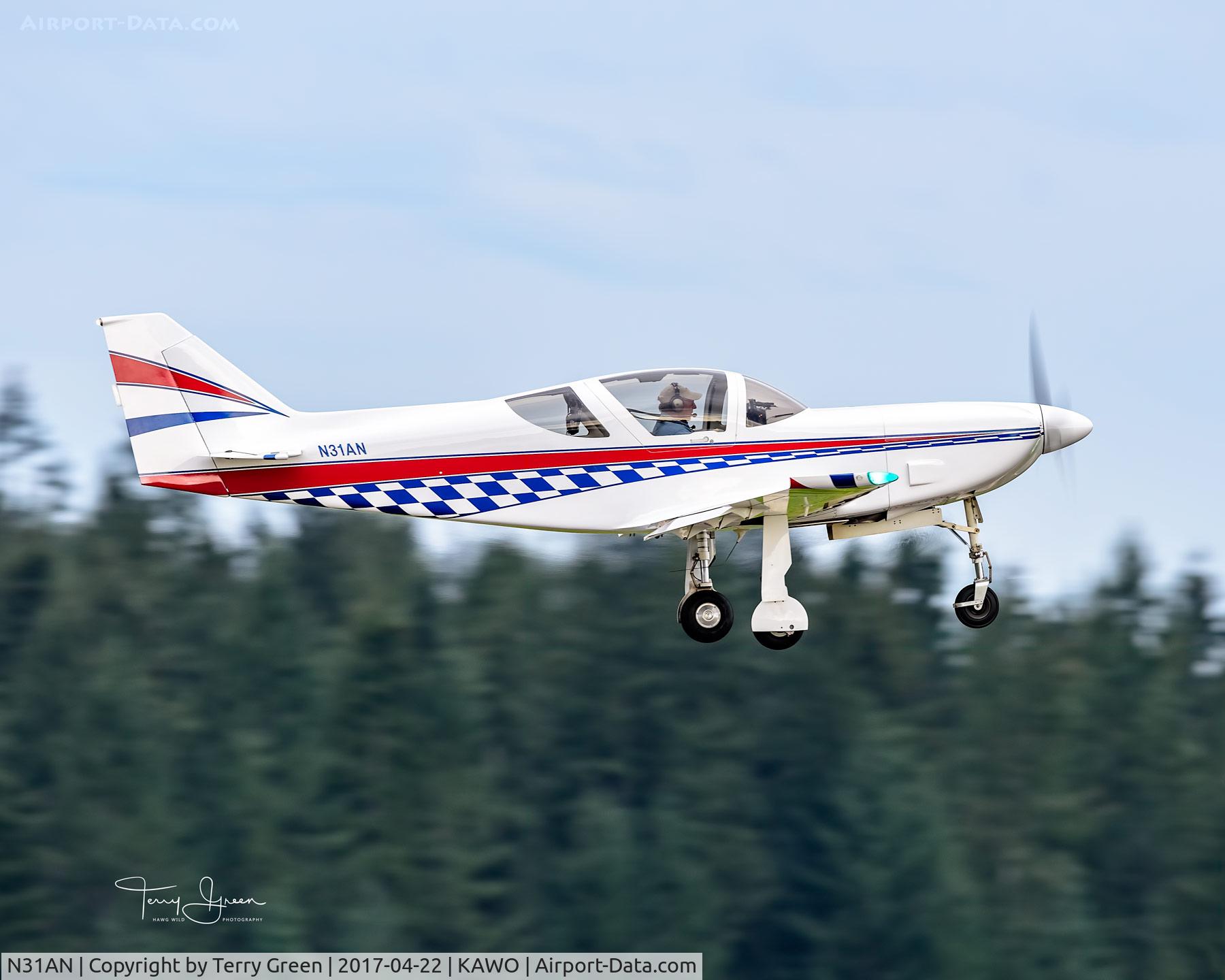 N31AN, 1995 Stoddard-Hamilton Glasair III C/N 3139, KAWO