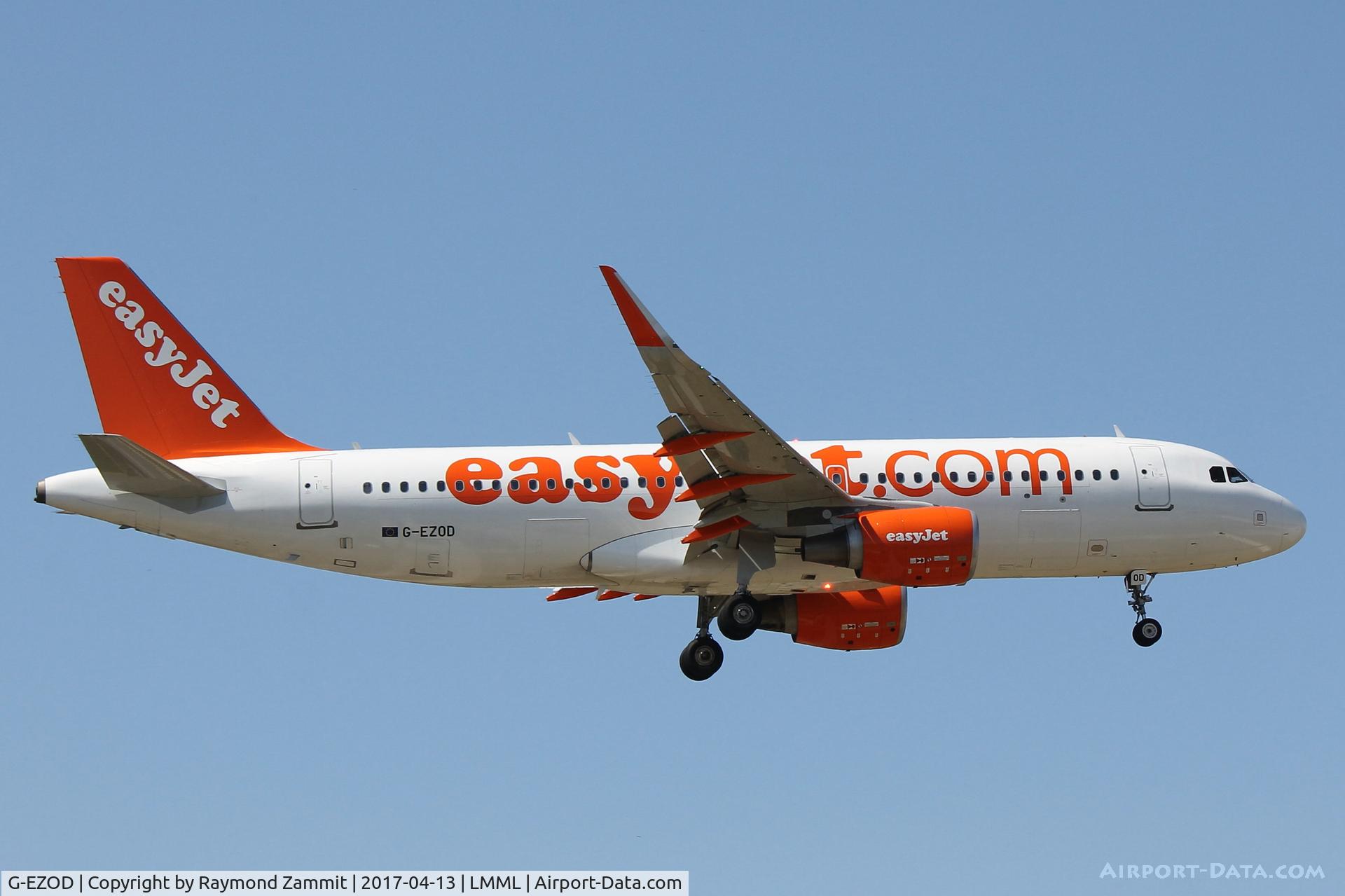 G-EZOD, 2015 Airbus A320-214 C/N 6502, A320 G-EZOD Easyjet