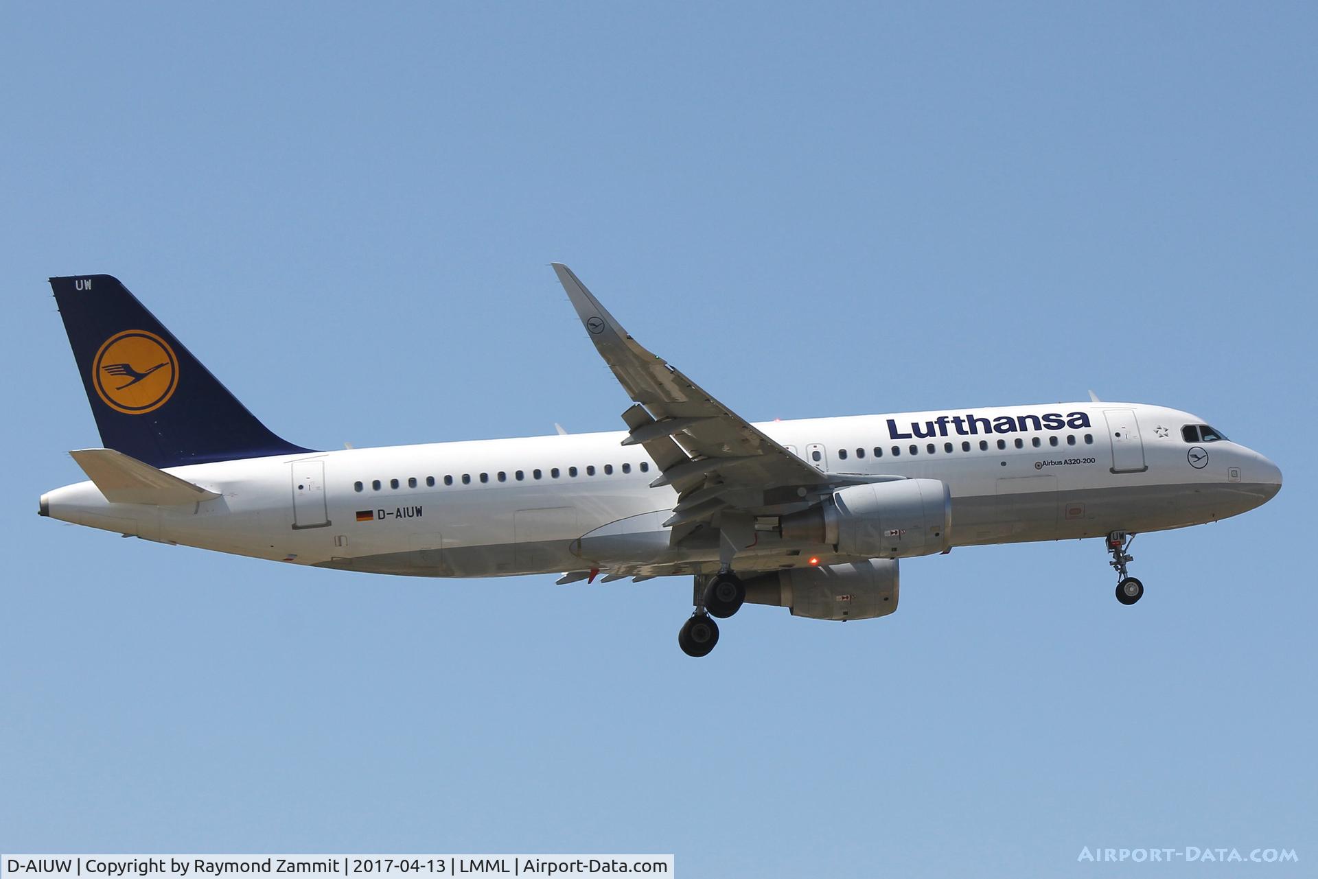 D-AIUW, 2016 Airbus A320-214 C/N 7251, A320 D-AIUW Lufthansa