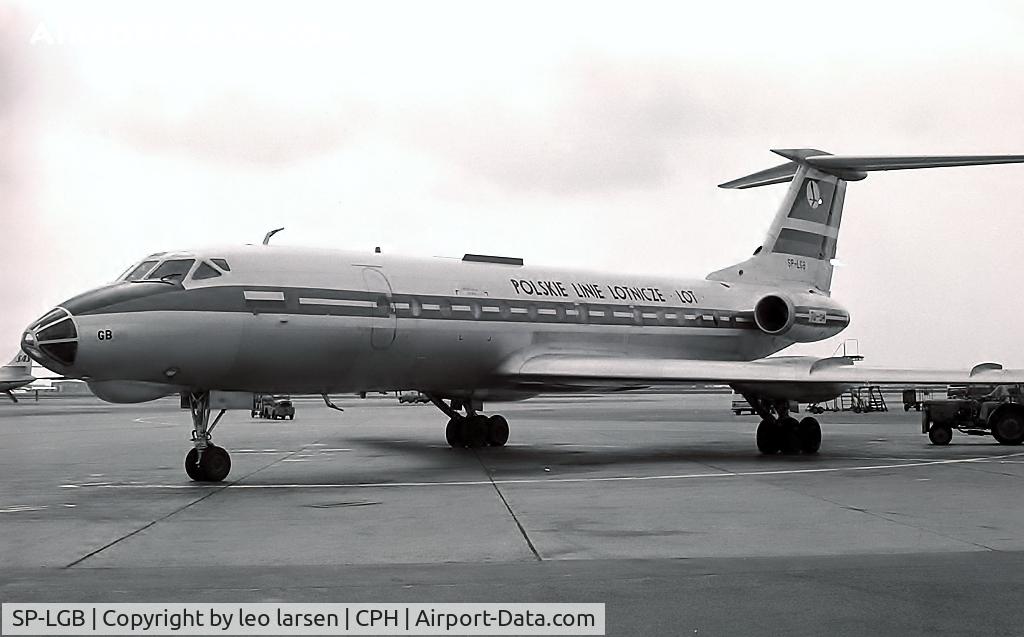 SP-LGB, 1968 Tupolev Tu-134 C/N 0603, Copenhagen 1973