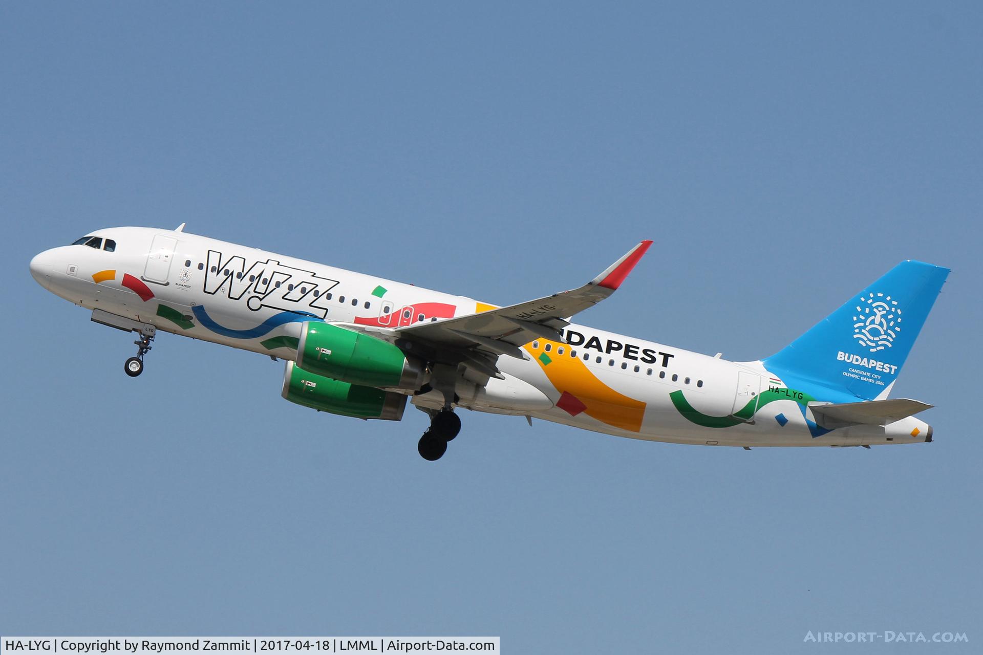 HA-LYG, 2013 Airbus A320-232 C/N 5539, A320 HA-LYG Wizzair in special Budapest livery