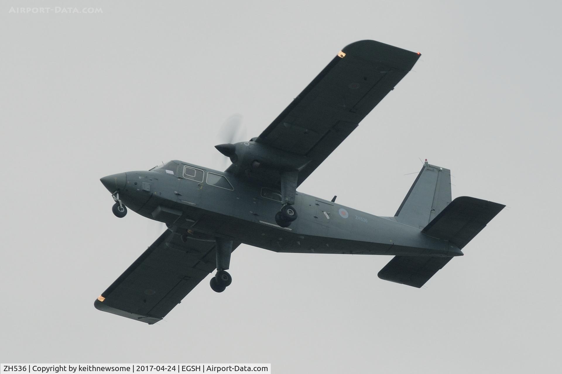 ZH536, 1990 Pilatus Britten-Norman BN-2T Islander CC2 C/N 2235, One of two ILS approaches.