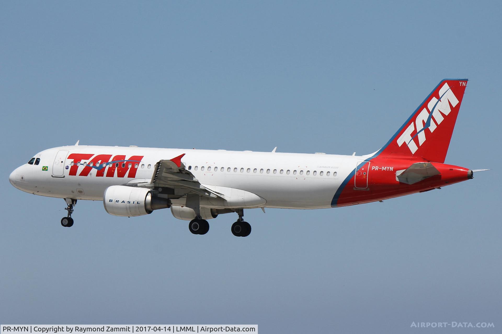 PR-MYN, 2011 Airbus A320-214 C/N 4953, A320 PR-MYN TAM Brasil