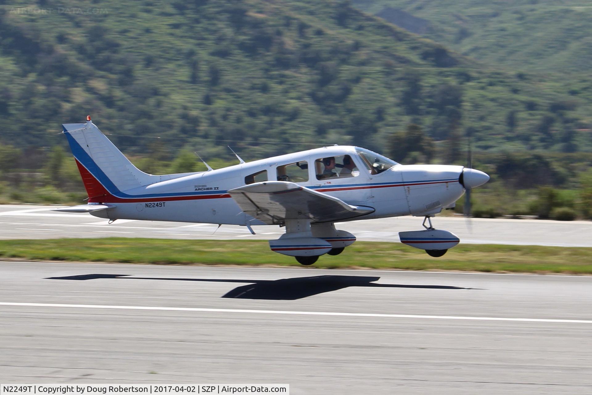 N2249T, 1979 Piper PA-28-181 Archer II C/N 28-7990318, 1979 Piper PA-28-181 ARCHER II, Lycoming O&VO-360 180 Hp, takeoff climb Rwy 22