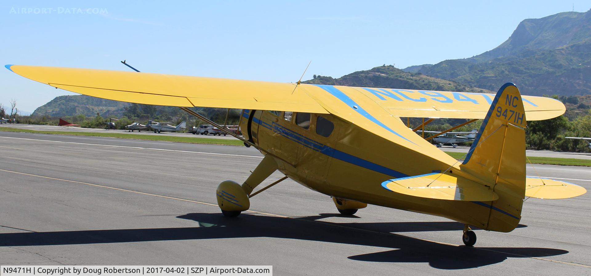 N9471H, Howard Aircraft DGA-15P C/N 813, 1943 Howard DGA-15P 'Best Buddy', Pratt & Whitney R-985 Wasp Jr. 450 Hp 9 cylinder radial, taxi