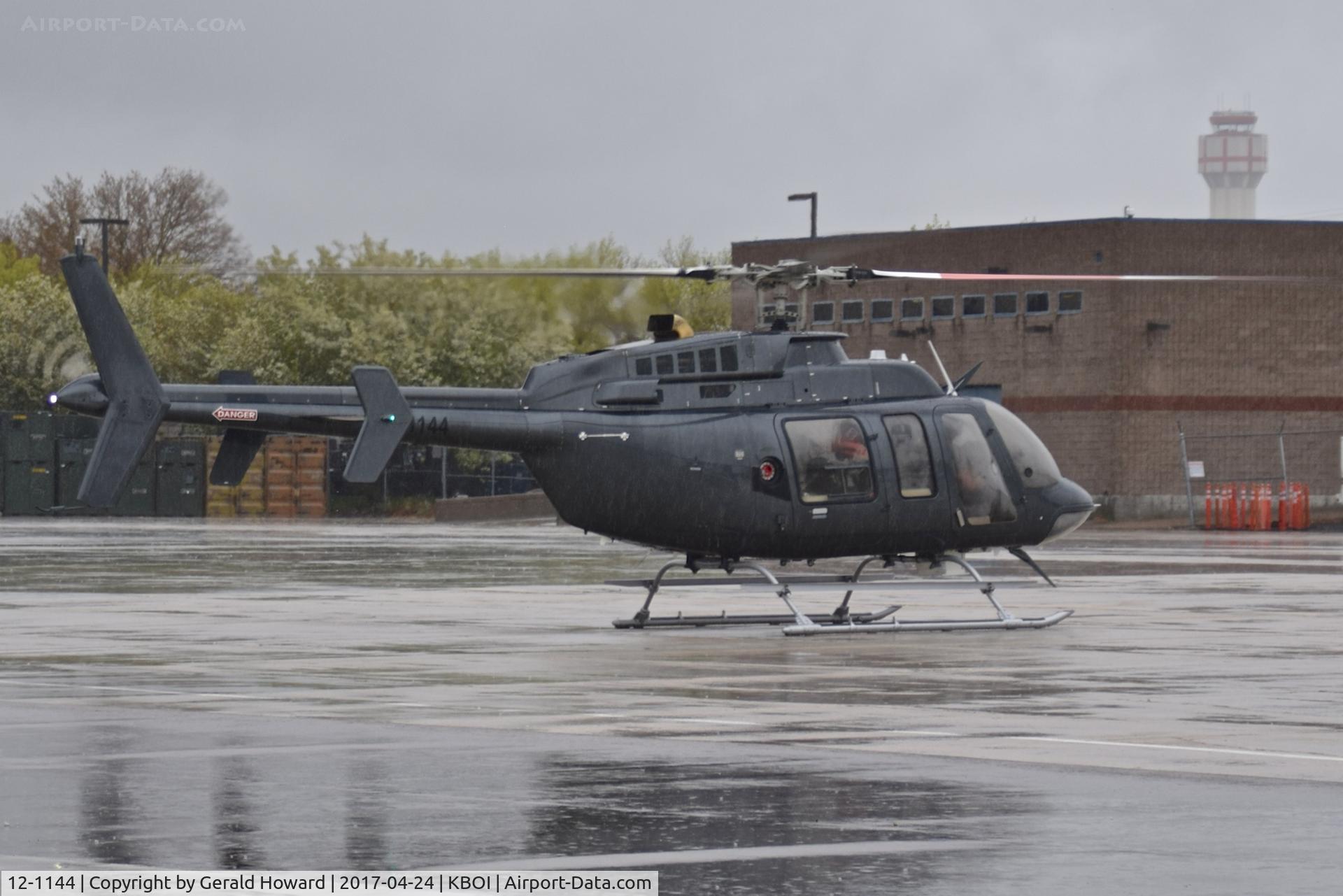 12-1144, 2012 Bell 407 C/N Not found 12-1144, Parked on the south GA ramp.