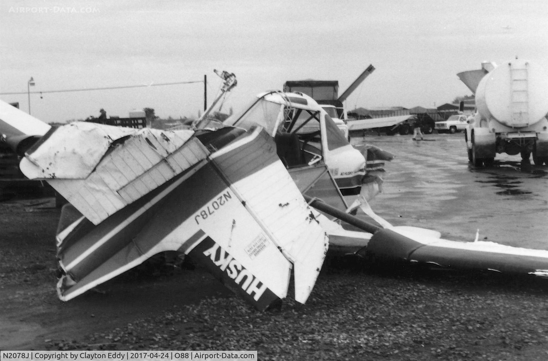 N2078J, 1978 Cessna T188C C/N T18803368T, Old Rio Vista Airport in California 1980's?