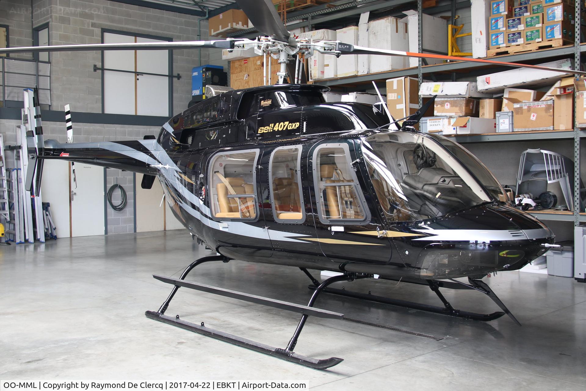 OO-MML, 2016 Bell 407GXP C/N 54653, Air Technology  Wevelgem.