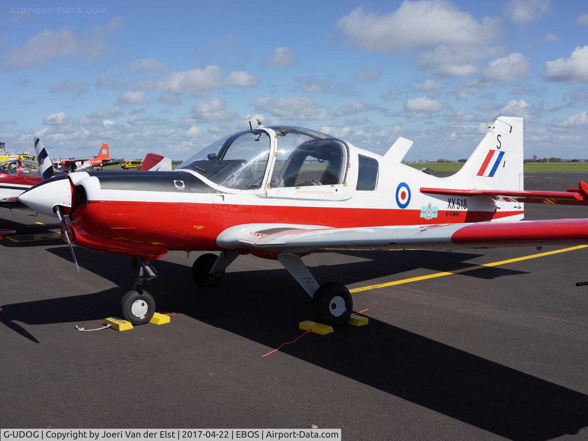 G-UDOG, 1973 Scottish Aviation Bulldog T.1 C/N BH120/204, Luchtvaartdag 2017