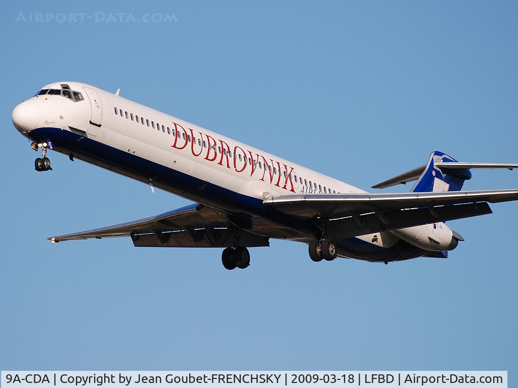 9A-CDA, 1987 McDonnell Douglas MD-83 (DC-9-83) C/N 49602, 