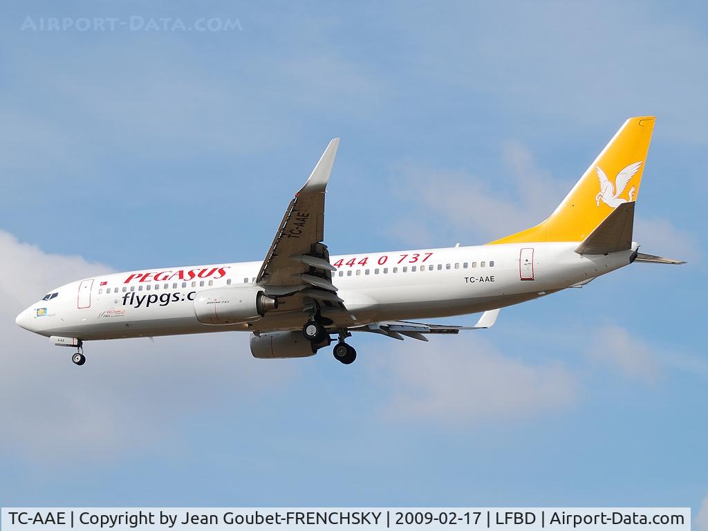 TC-AAE, 2007 Boeing 737-82R C/N 35700/2435, 