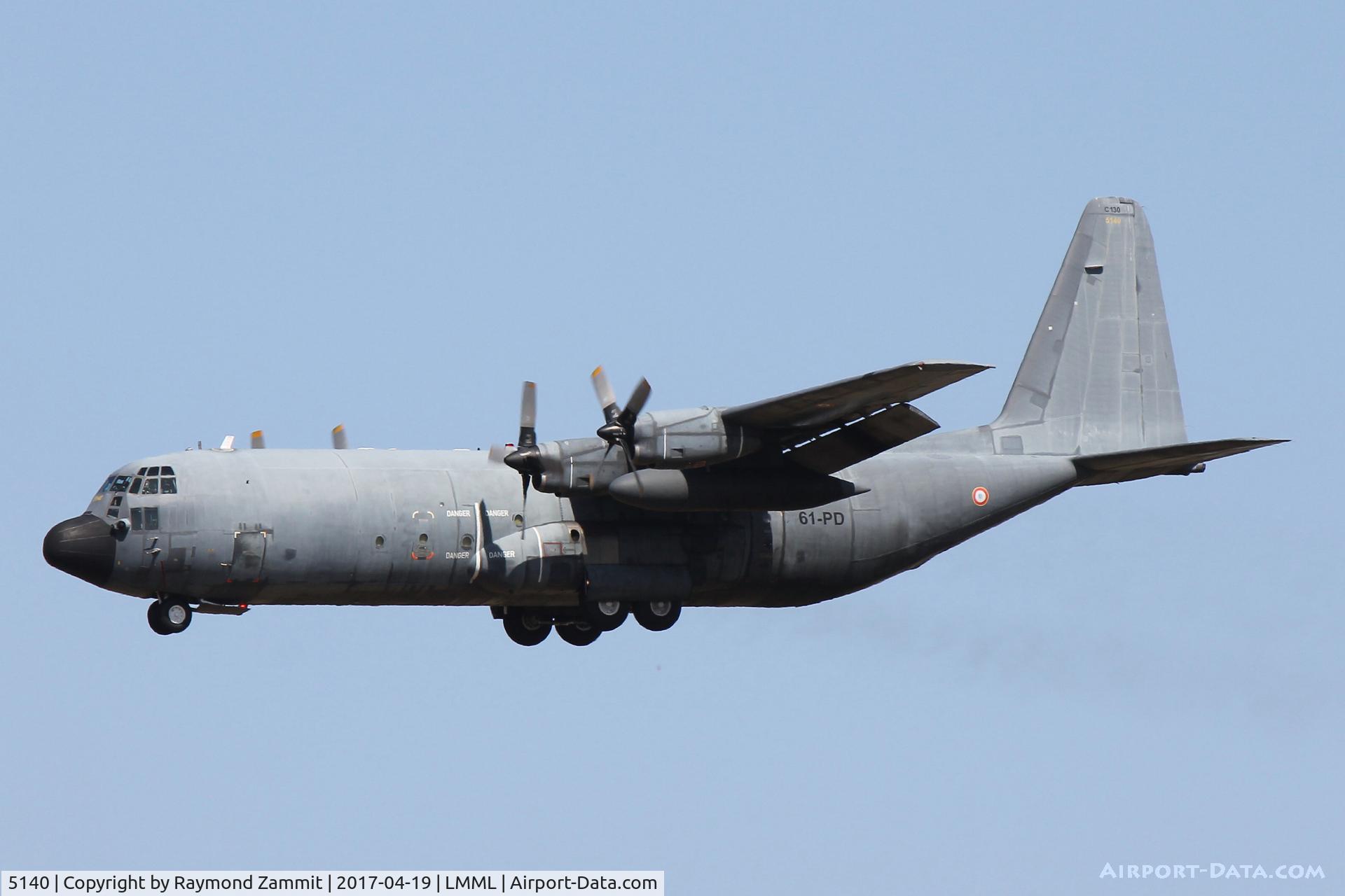 5140, 1988 Lockheed C-130H Hercules C/N 382-5140, Lockheed C-130H Hercules 5140/61-PD French Air Force