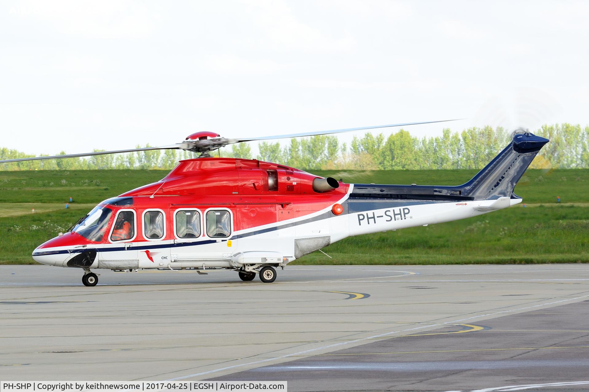 PH-SHP, 2007 AgustaWestland AW-139 C/N 31099, Regular Visitor.