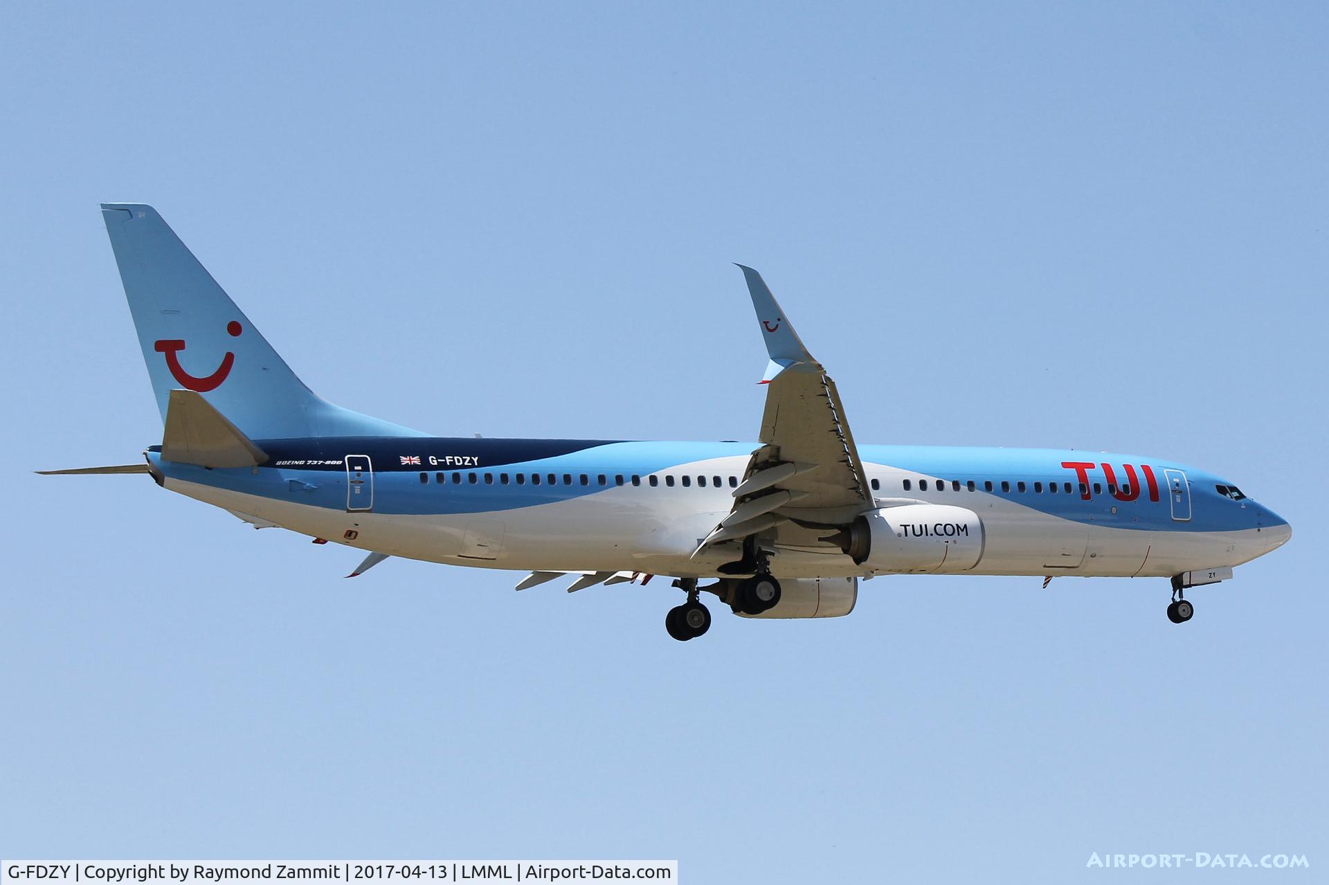 G-FDZY, 2011 Boeing 737-8K5 C/N 37261, B737-800 G-FDZY Thomson Airways