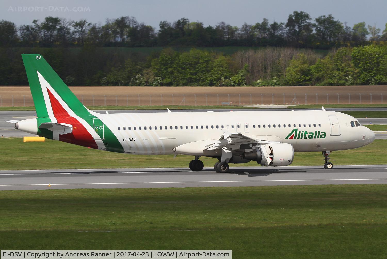 EI-DSV, 2008 Airbus A320-216 C/N 3598, Alitalia A320