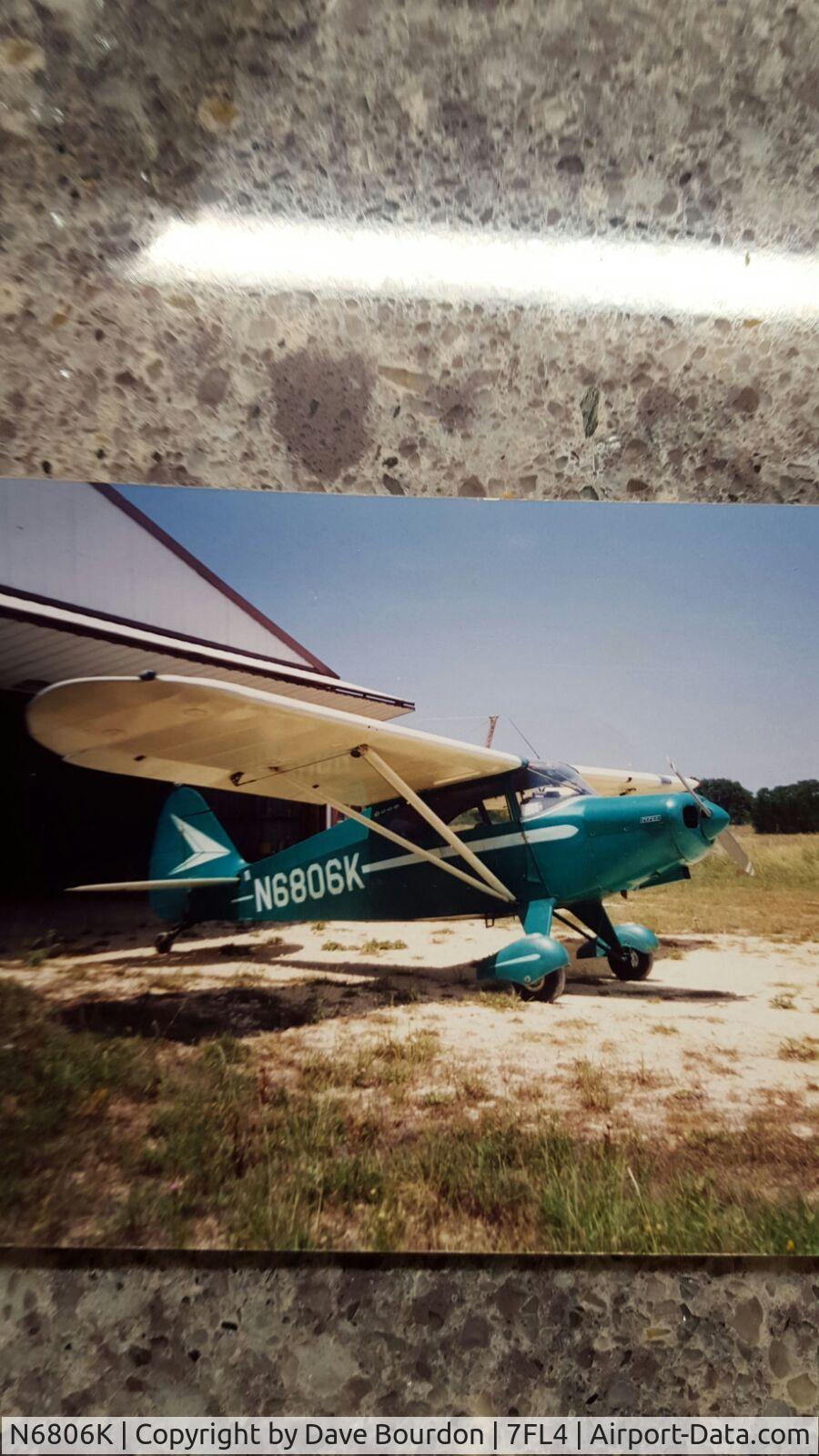 N6806K, 1949 Piper PA-16 Clipper C/N 16-639, Currently being restored. Discovered the sn#636, but it came out of the factory as sn#639. The data tag have 4 tack welds. Must have been welded on a Monday. LoL.