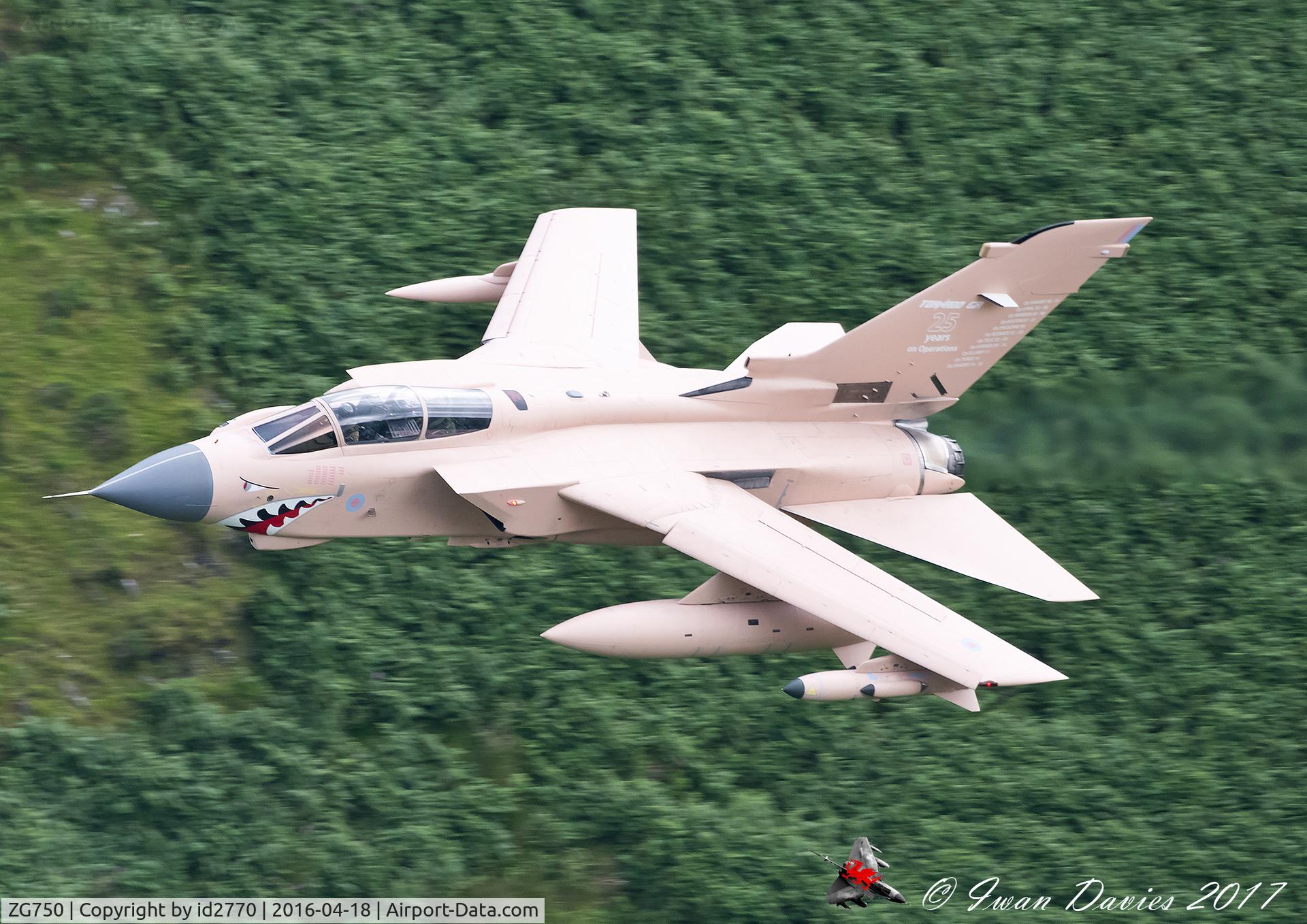 ZG750, 1991 Panavia Tornado GR.4 C/N 862/BT051/3420, Pinky