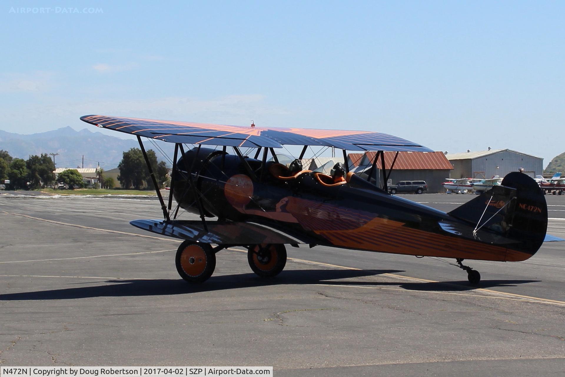 N472N, 1929 Travel Air D-4-D C/N 1362, 1929 Travel Air D-4-D, Lycoming R680E3B 260 Hp 9 cylinder radial, taxi
