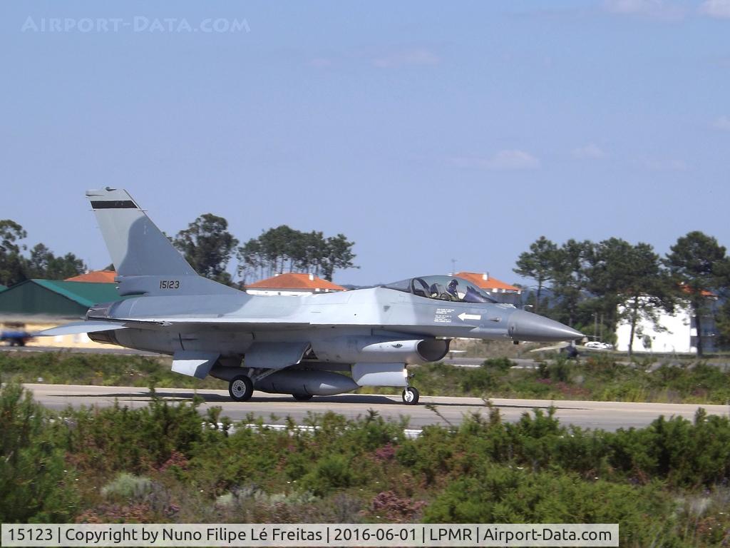 15123, General Dynamics F-16A Fighting Falcon C/N 61-534, Sold to Romania. Colour scheme of that Air Force.