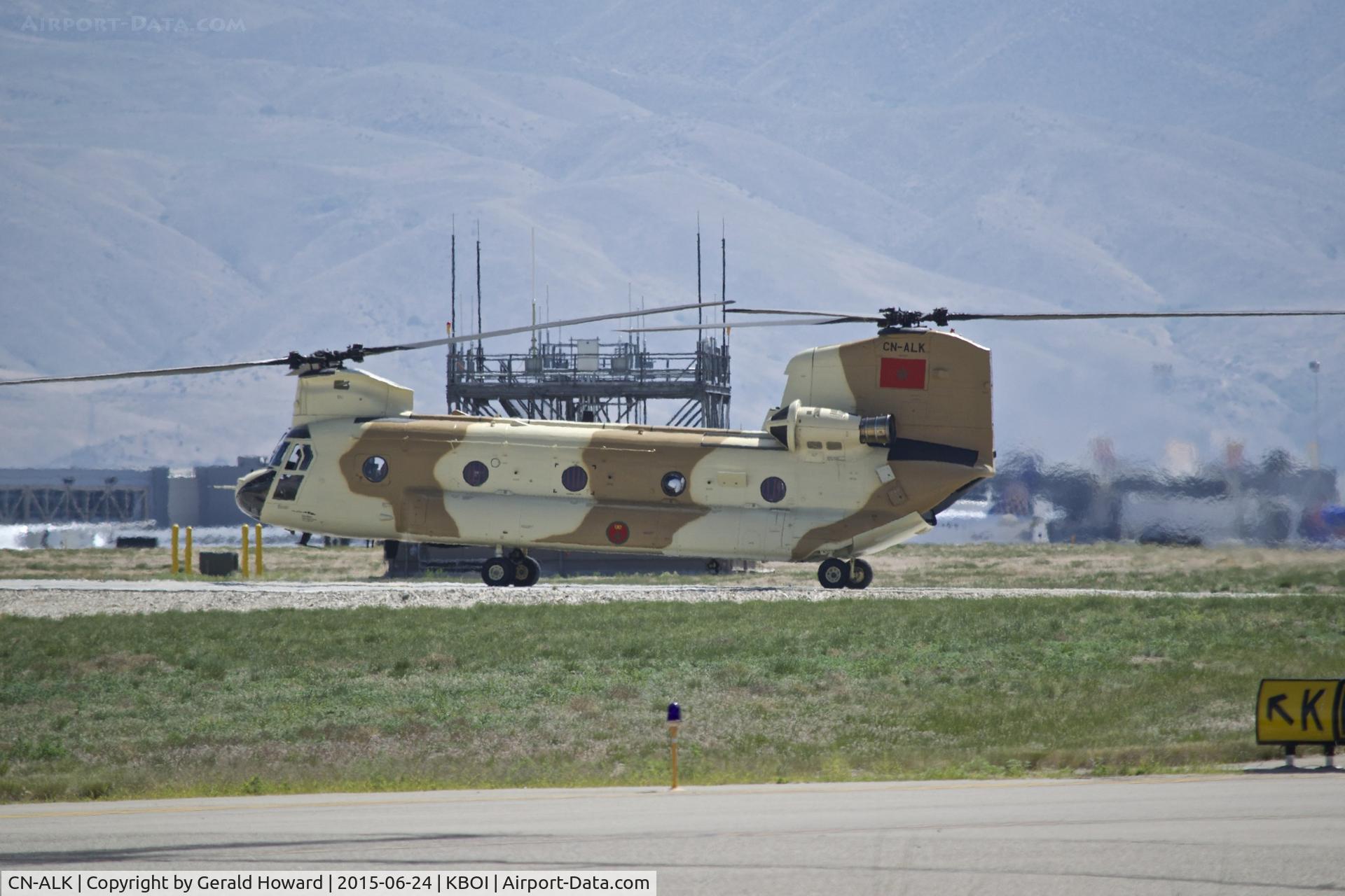 CN-ALK, 1990 Boeing CH-47D Chinook C/N M3303, Headed for TX for shipment to Morocco. Royal Moroccan Air Force.