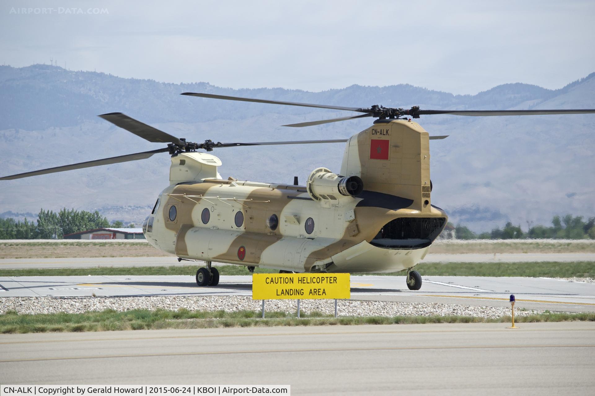 CN-ALK, 1990 Boeing CH-47D Chinook C/N M3303, Royal Moroccan Air Force.
