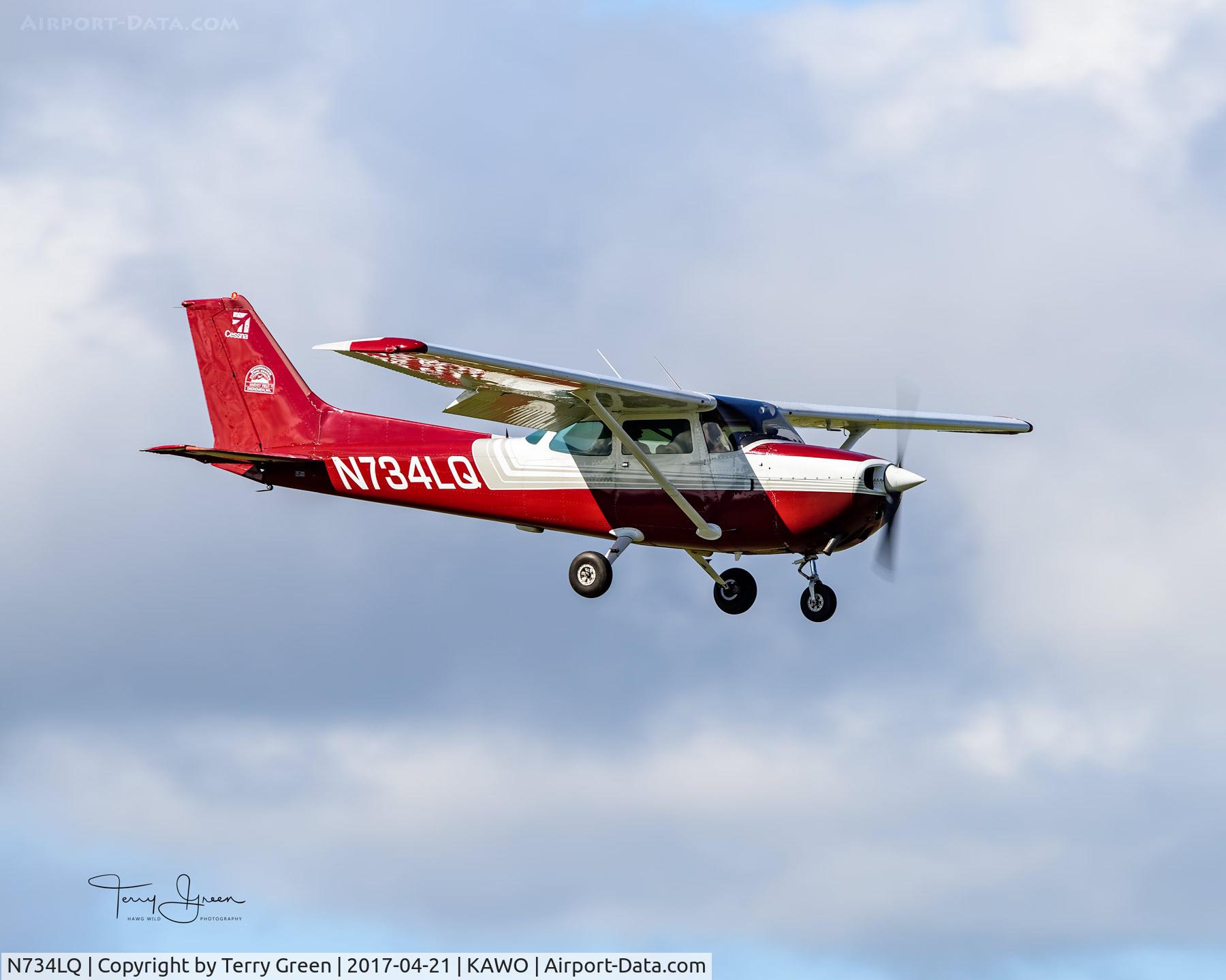 N734LQ, 1977 Cessna 172N C/N 17268941, KAWO