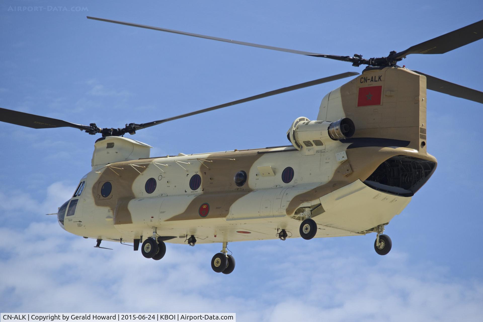 CN-ALK, 1990 Boeing CH-47D Chinook C/N M3303, One of 4 purchased by the Royal Moroccan Air Force.