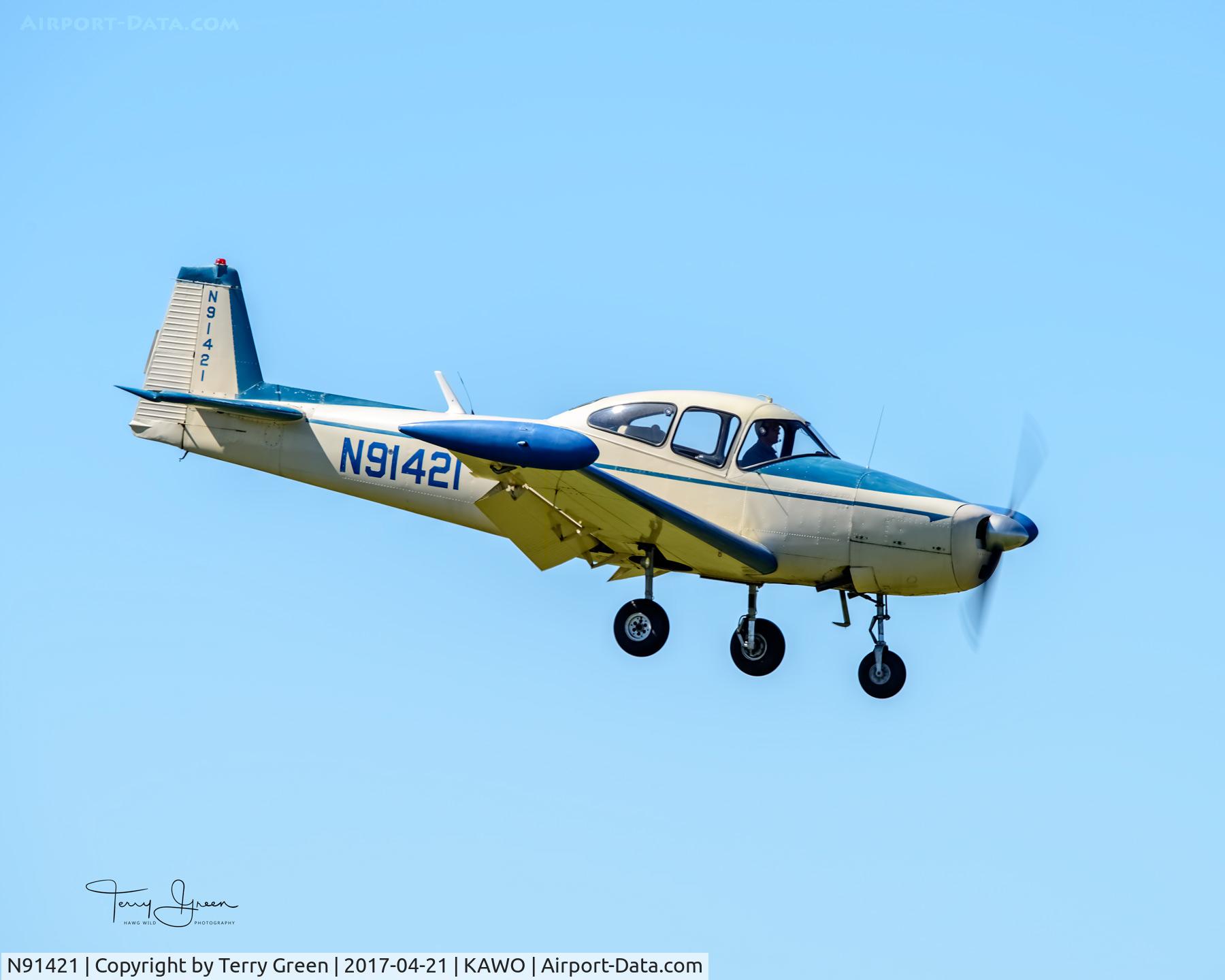 N91421, 1946 North American Navion C/N NAV-4-83, KAWO