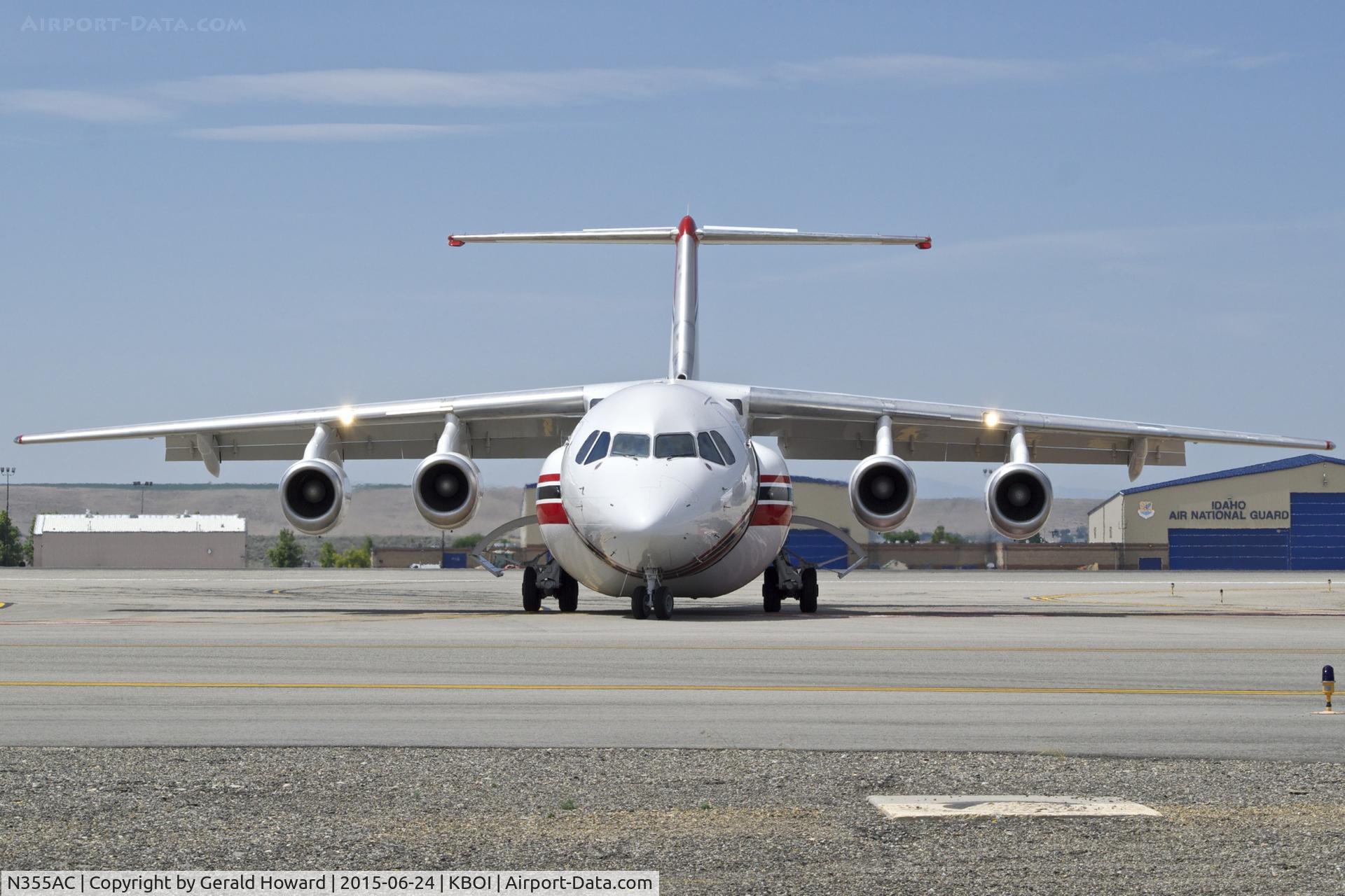 N355AC, 1996 British Aerospace Avro 146-RJ85A C/N E2293, On Delta for Alpha.