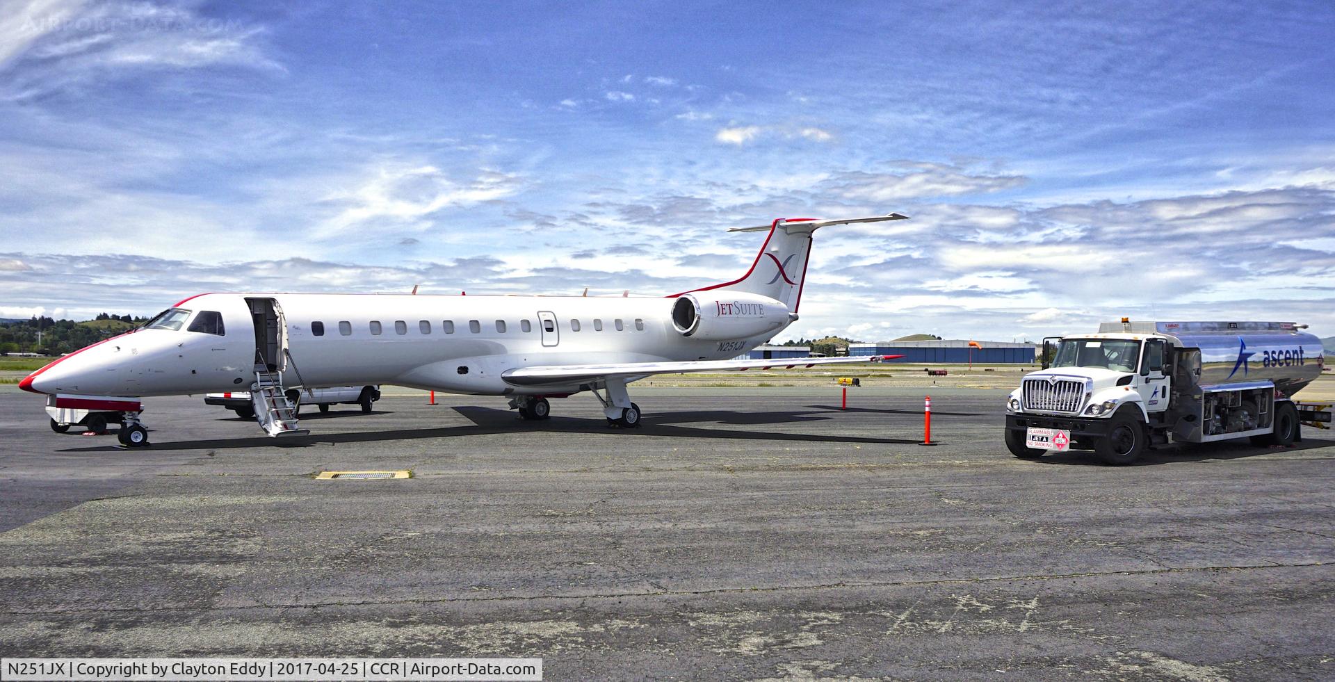 N251JX, 2000 Embraer ERJ-135LR (EMB-135LR) C/N 145235, Buchanan Field Airport Concord California 2017.