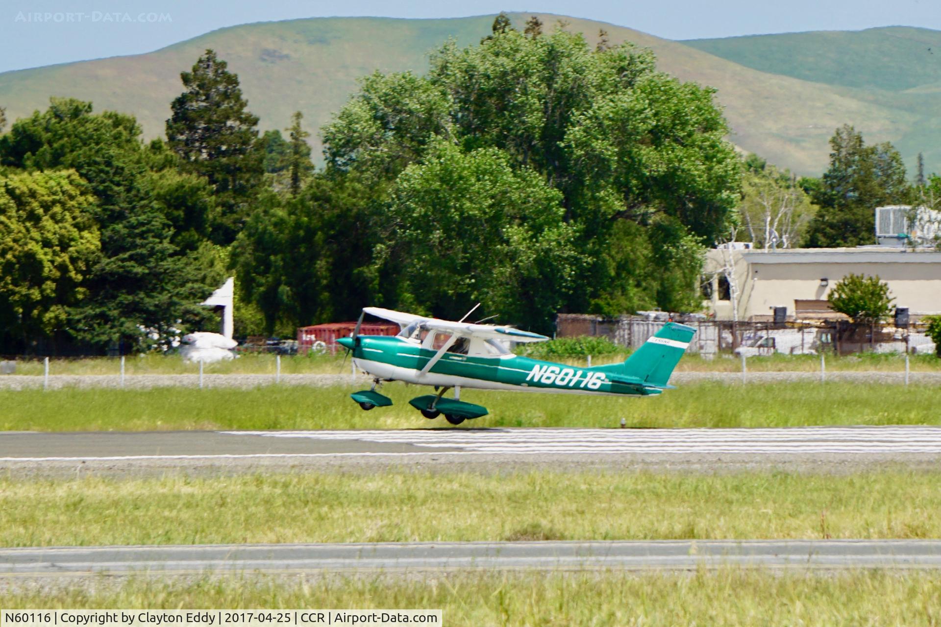 N60116, 1968 Cessna 150J C/N 15070080, Buchanan Field Airport Concord California 2017.