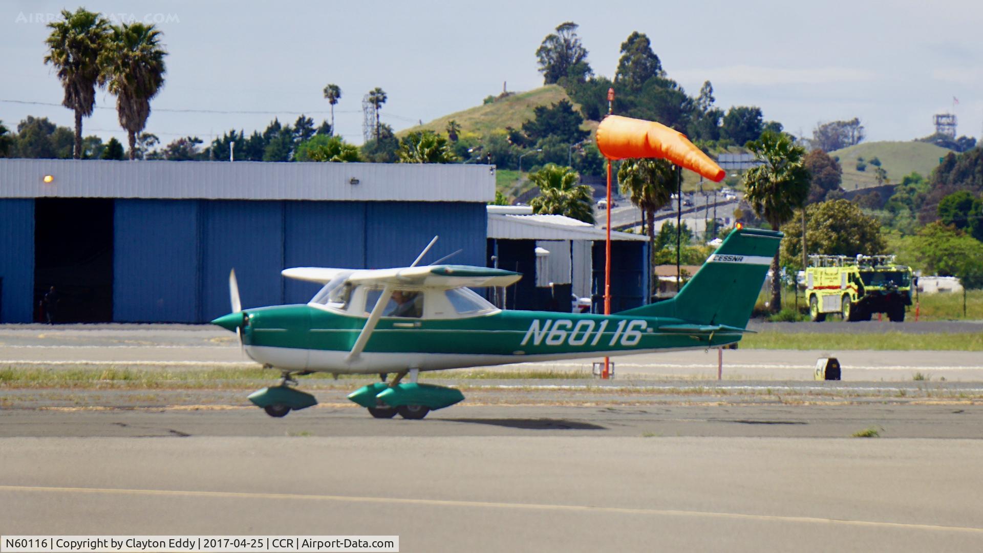 N60116, 1968 Cessna 150J C/N 15070080, Buchanan Field Airport Concord California 2017.